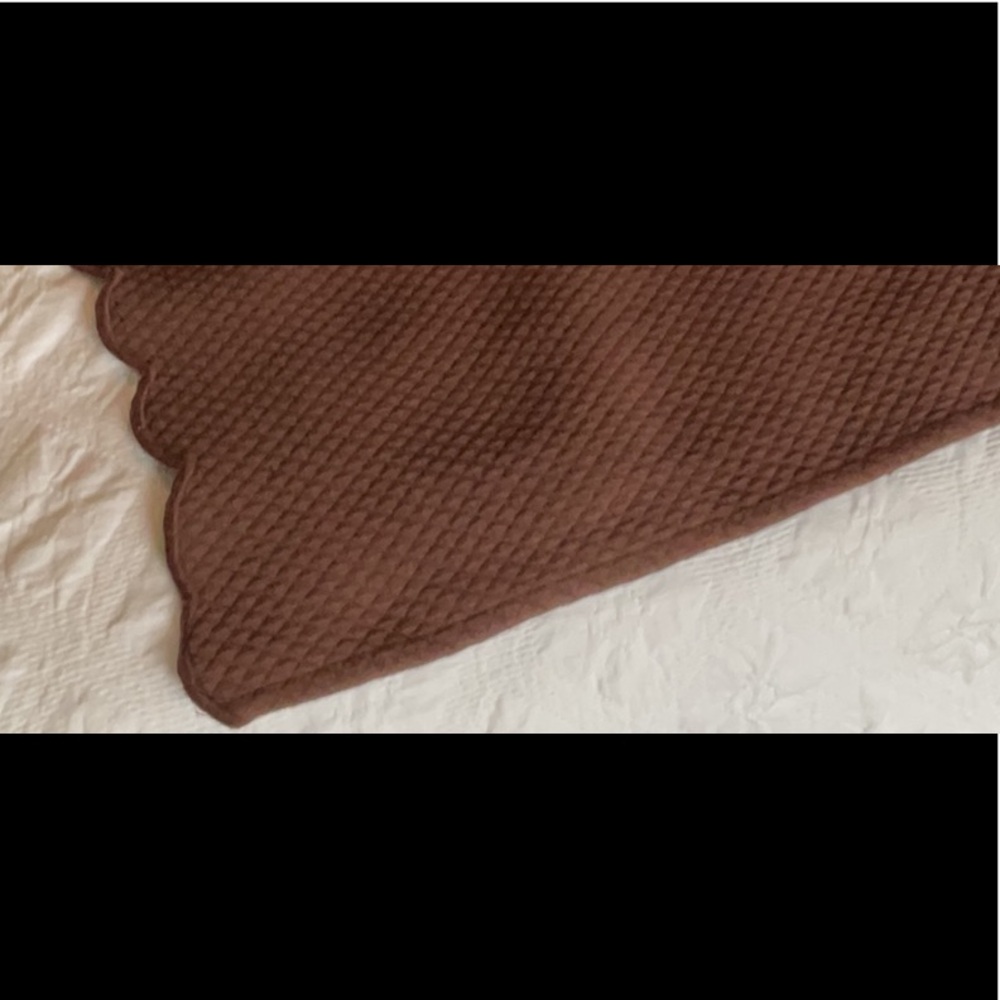 Williams Sonoma brown bedspread